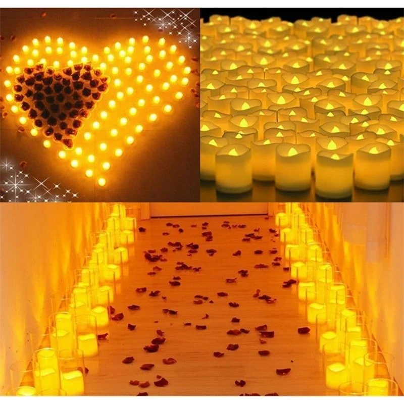 Flameless LED Tea Light Tealight Candle 48PCS for Wedding