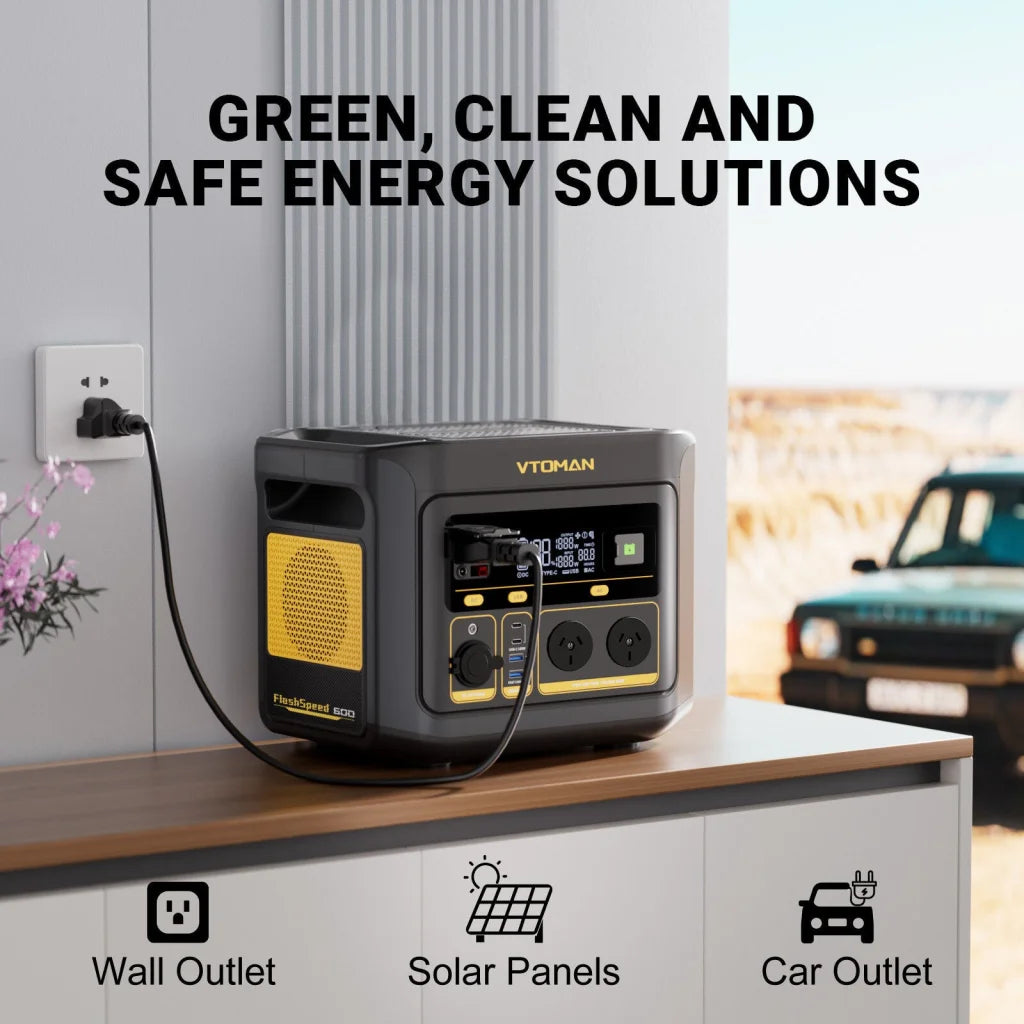 FlashSpeed 600 600W 499Wh AC/DC Portable Power Station