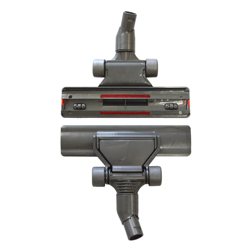 Vacuum floor head with side casing and connector details
