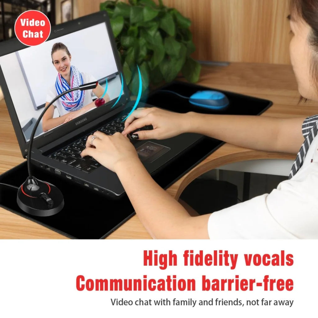 Flexible Usb Computer Microphone - 360 Degree Bendable