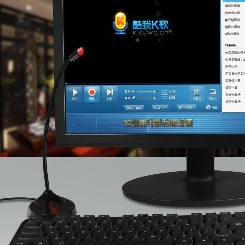 Flexible Usb Computer Microphone - 360 Degree Bendable