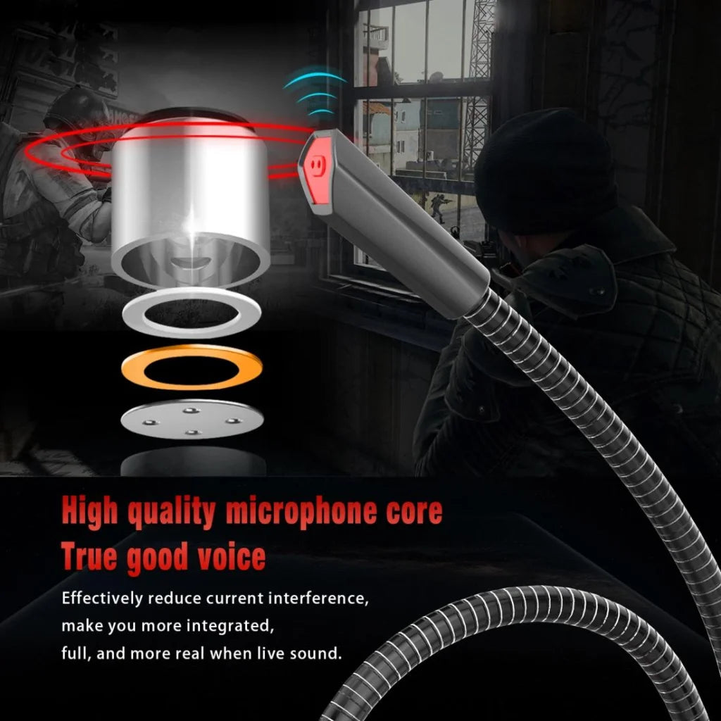 Flexible Usb Computer Microphone - 360 Degree Bendable