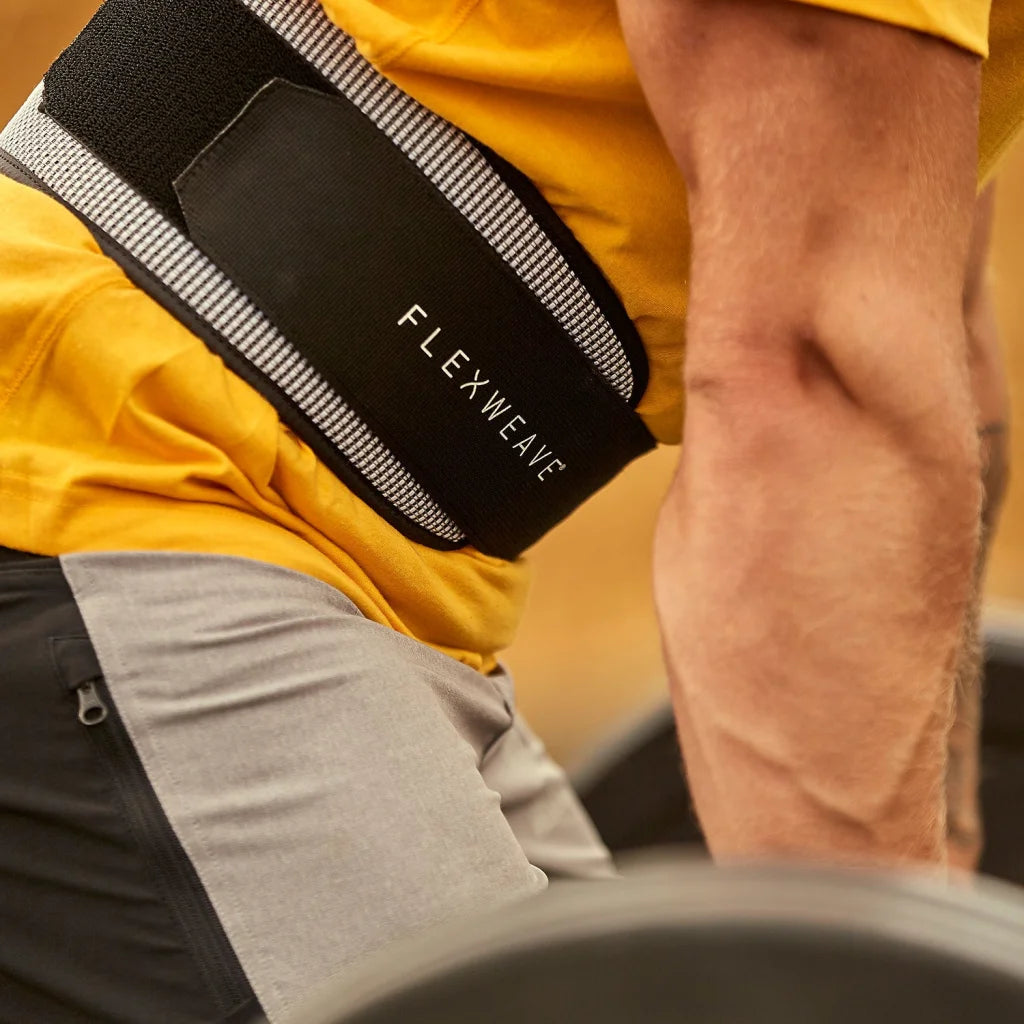 Flexweave Power Lifting Belt X-Large White Reebok - Sports