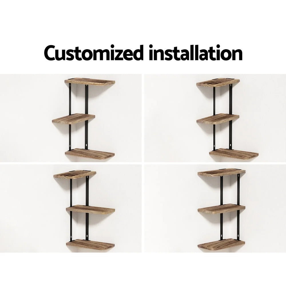 Floating Wall Shelf 3 Tier 684