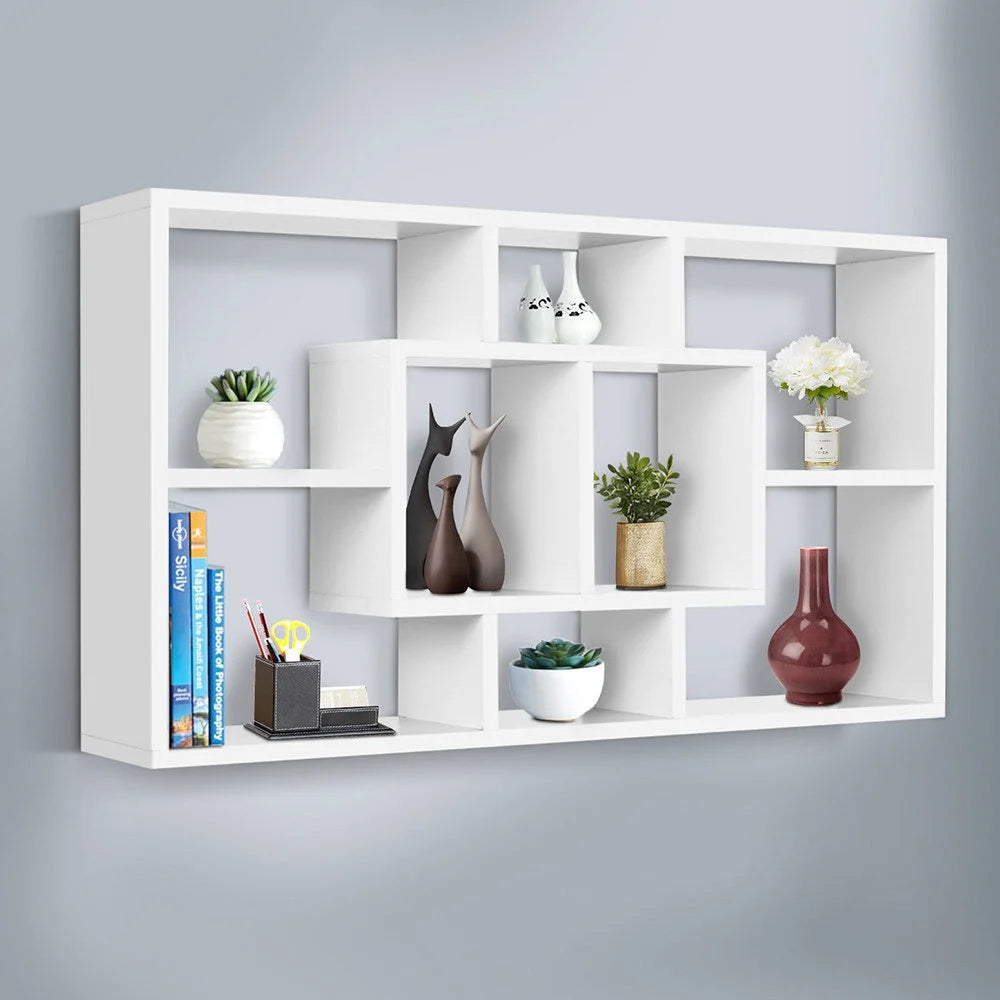 Floating Wall Shelf DIY Mount Storage Bookshelf Display