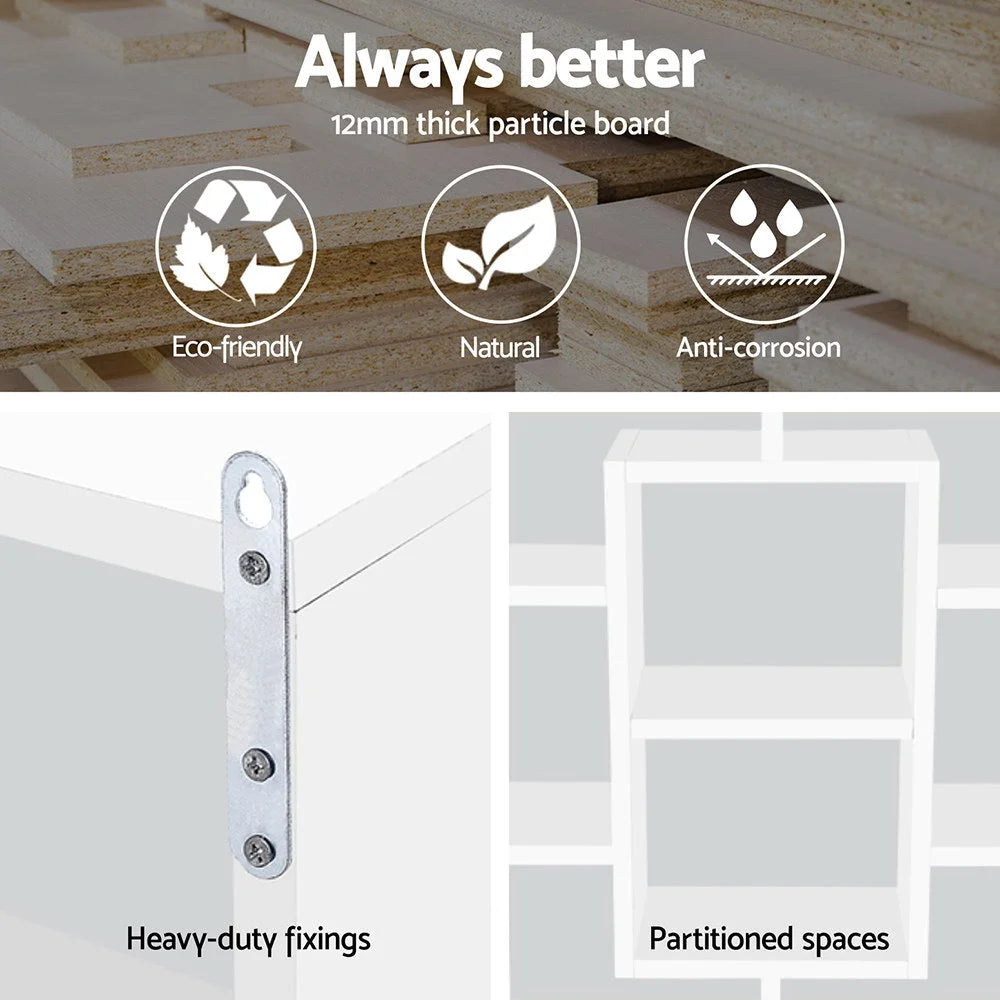 Floating Wall Shelf DIY Mount Storage Bookshelf Display