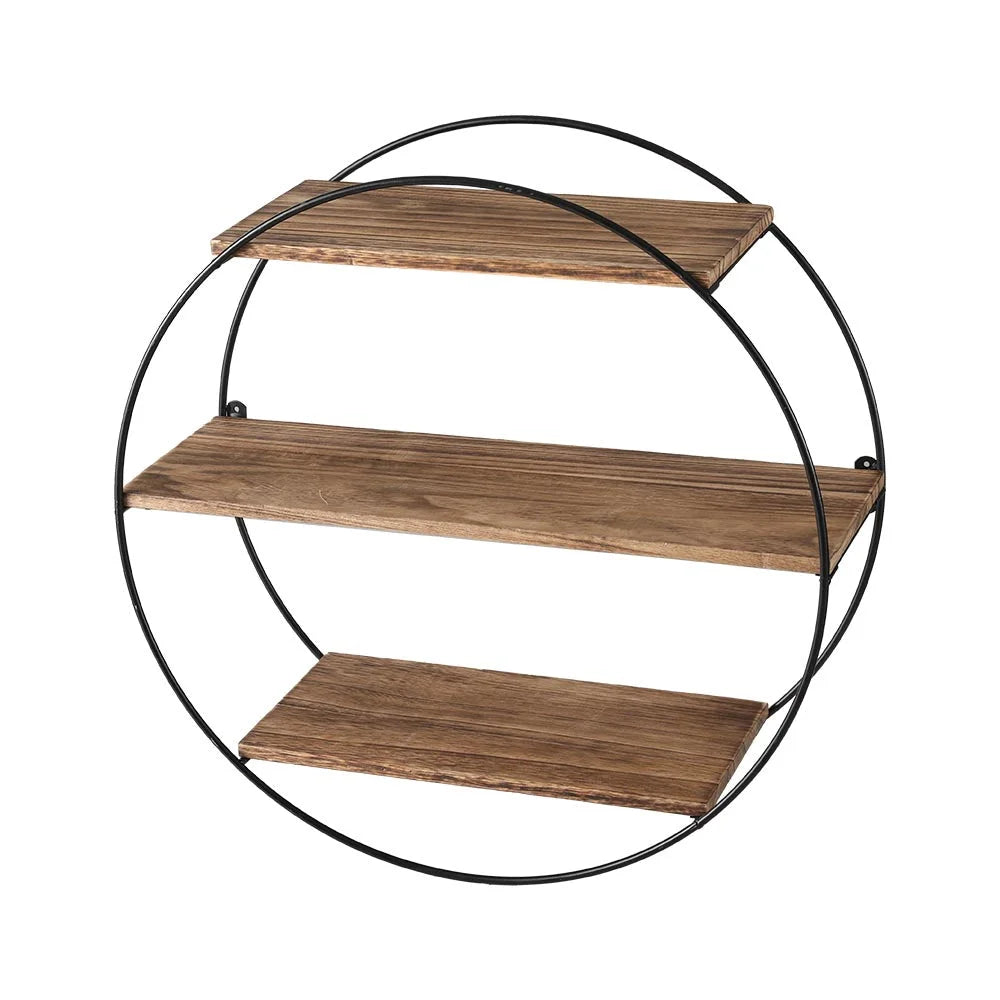 Floating Wall Shelf Round 3 Tier 159