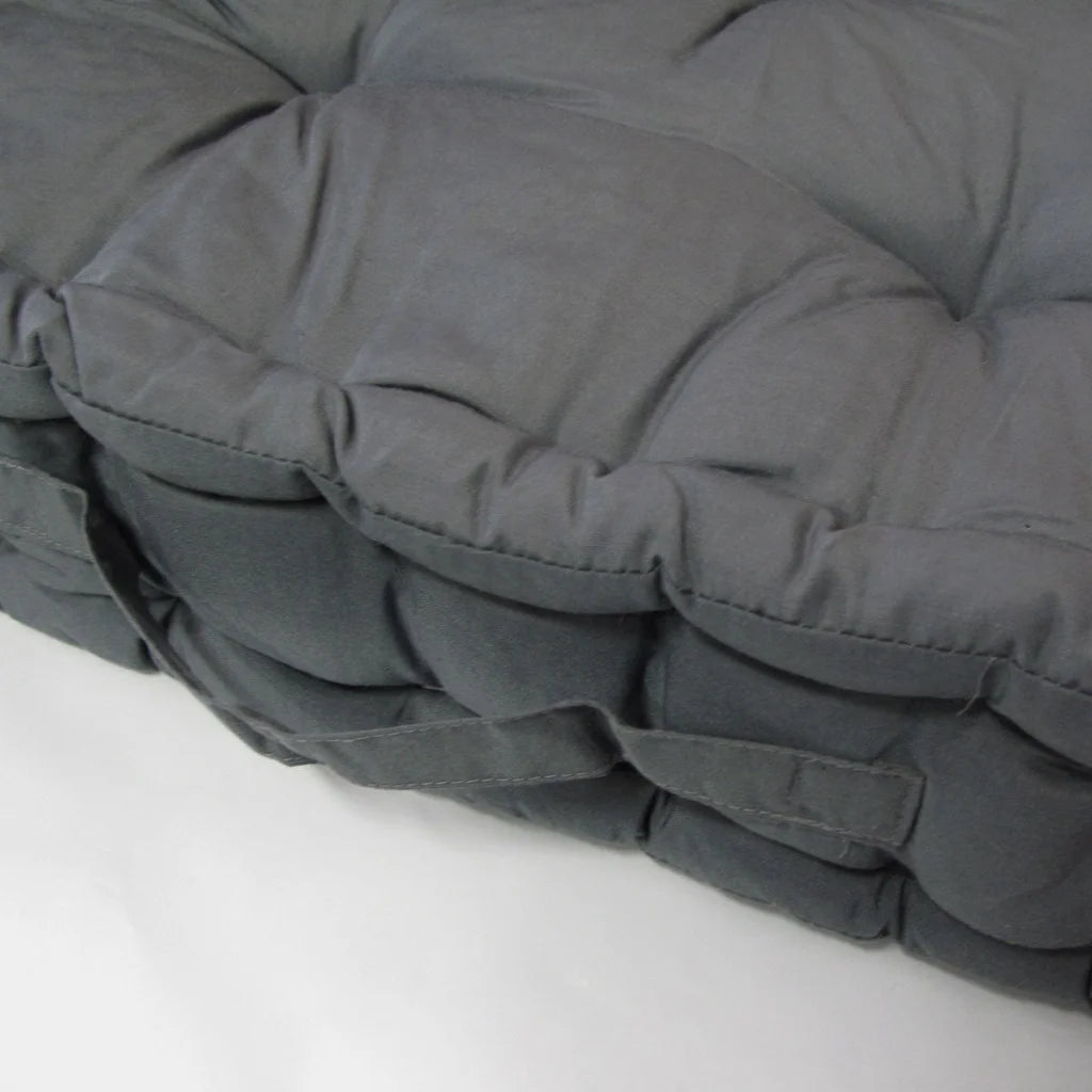 Floor Box Cushion Pad 1 Pc 40 x 40 + 8 cm - Grey - Furniture