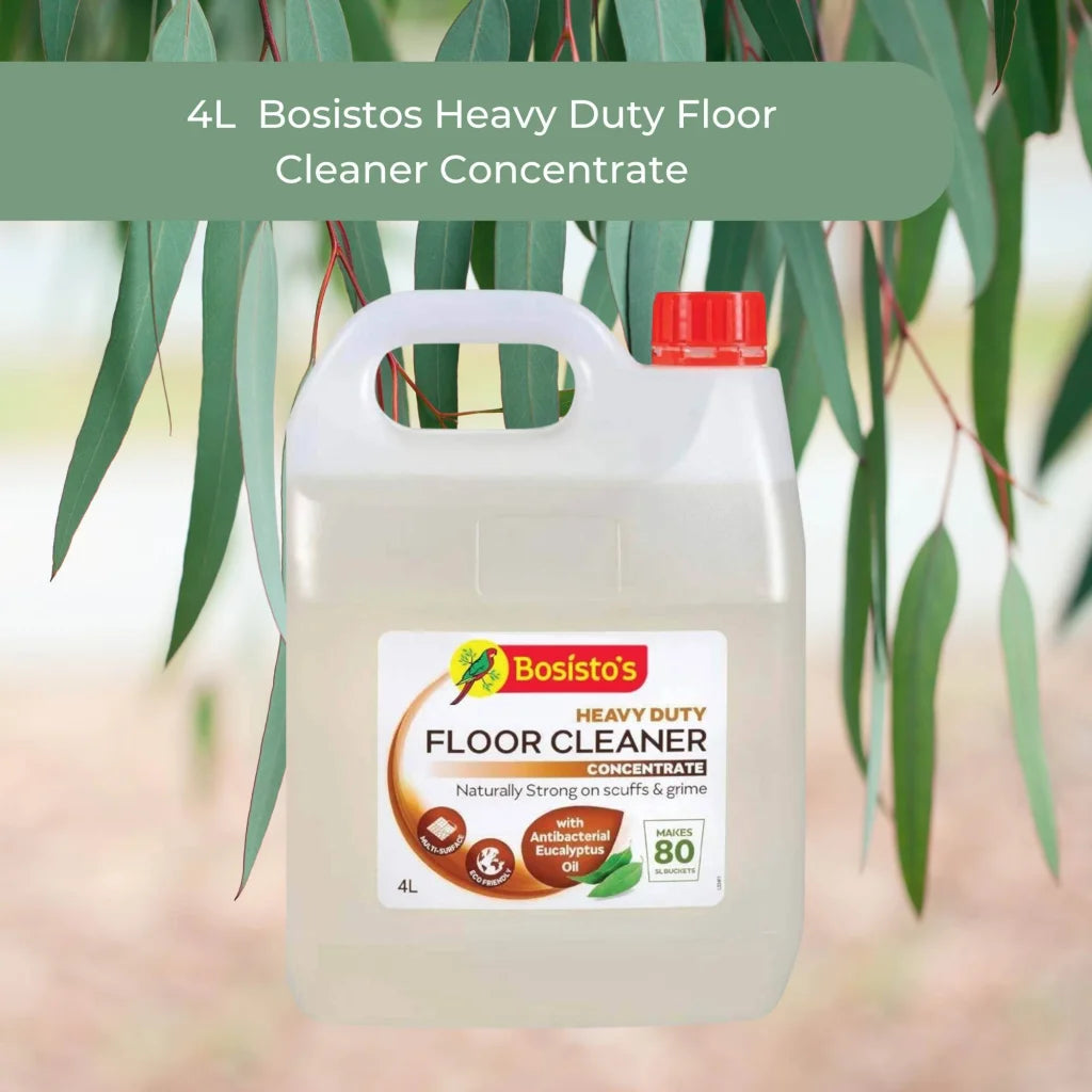 Floor Cleaner Concentrate 4L Bosistos Heavy Duty Surface