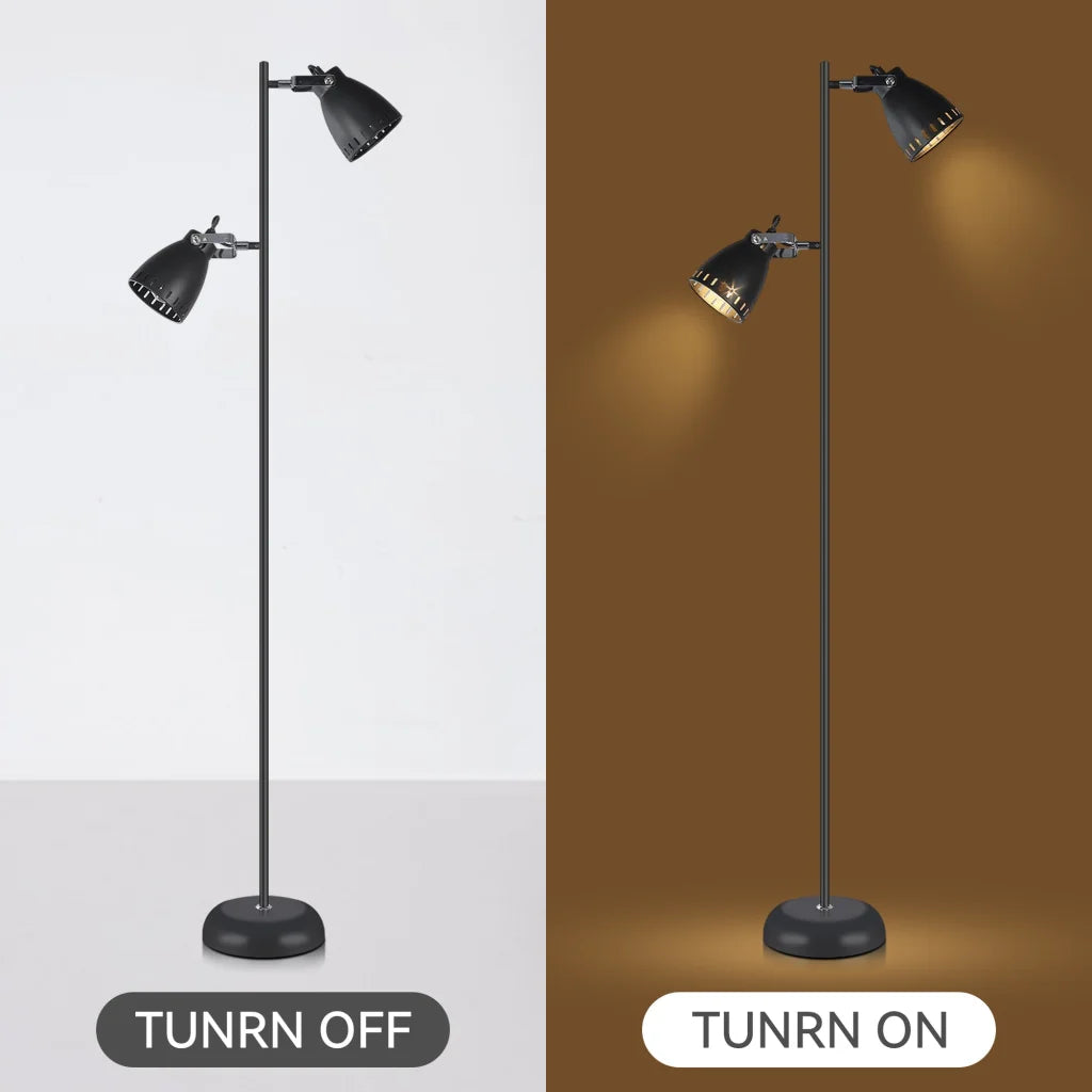 Floor Lamp Audrey Black - Home & Garden