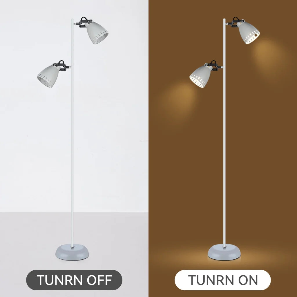 Floor Lamp Audrey White - Home & Garden