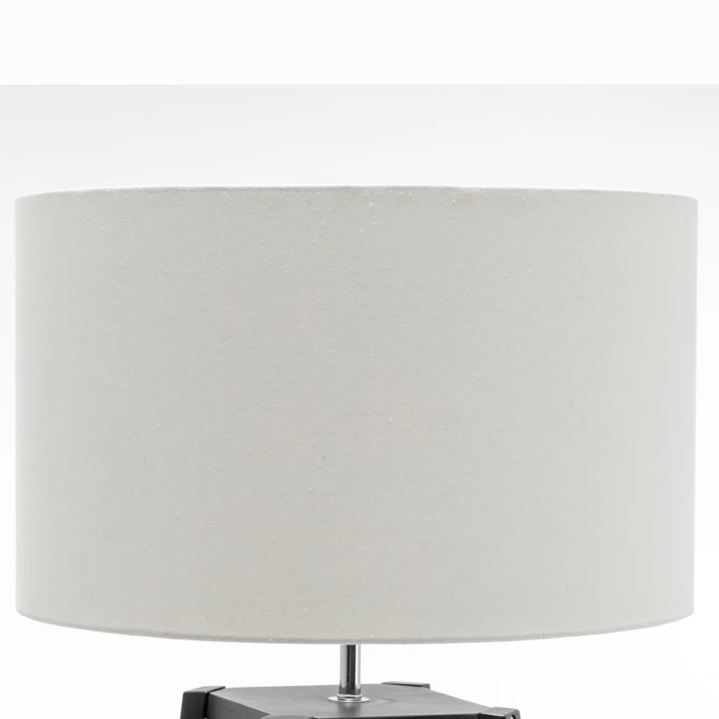 Floor Lamp Eiffel 3-Tier Natural Wood with Storage Shelves
