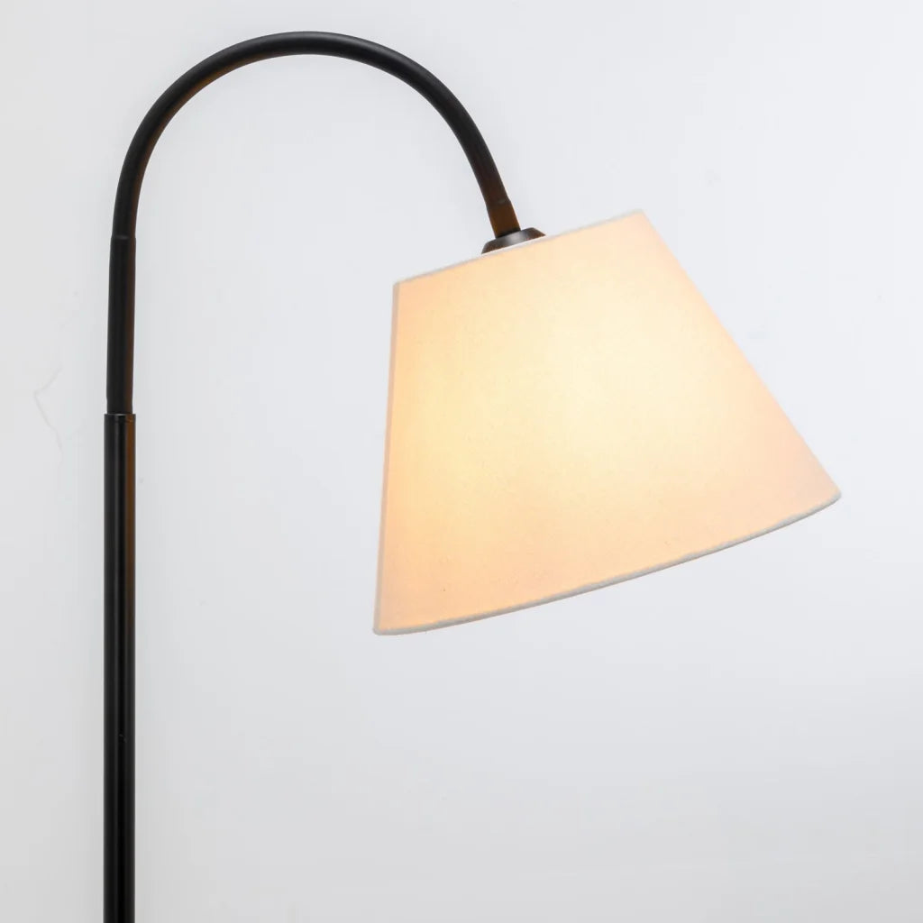 Floor Lamp Florence Tripod with Shelf Storage Drawer
