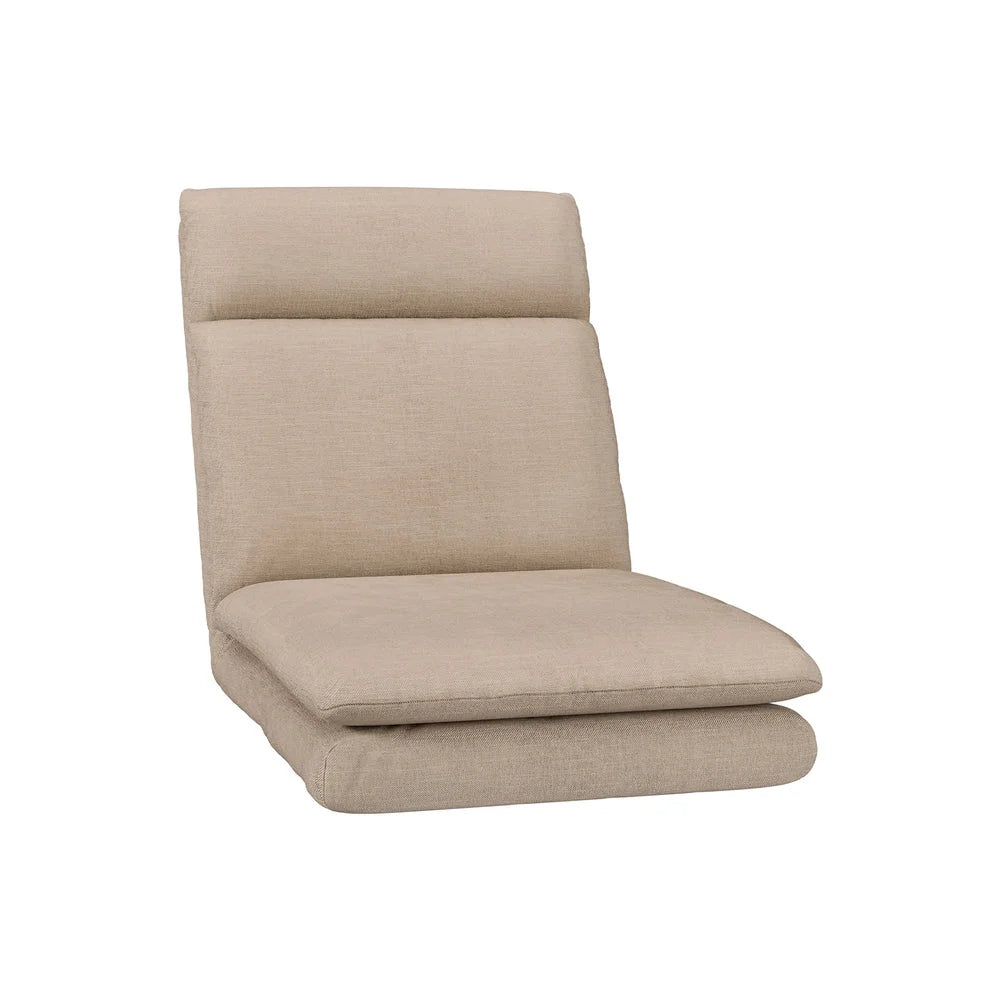 Lounge sofa bed with seater linen floor