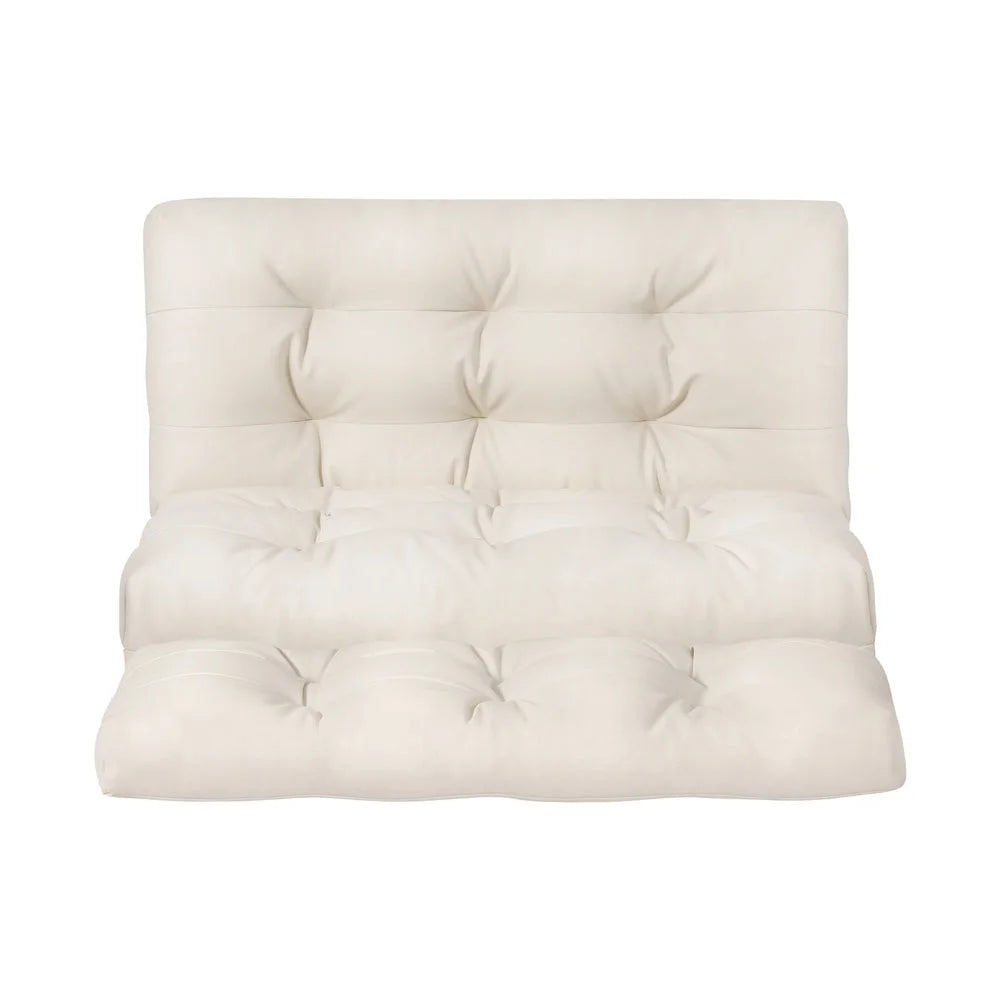 Floor lounge sofa with bed seater pillow