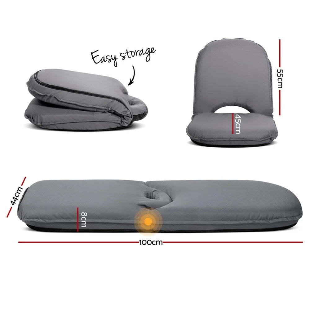 Floor Lounge Sofa Camping Portable Recliner Beach Chair Folding