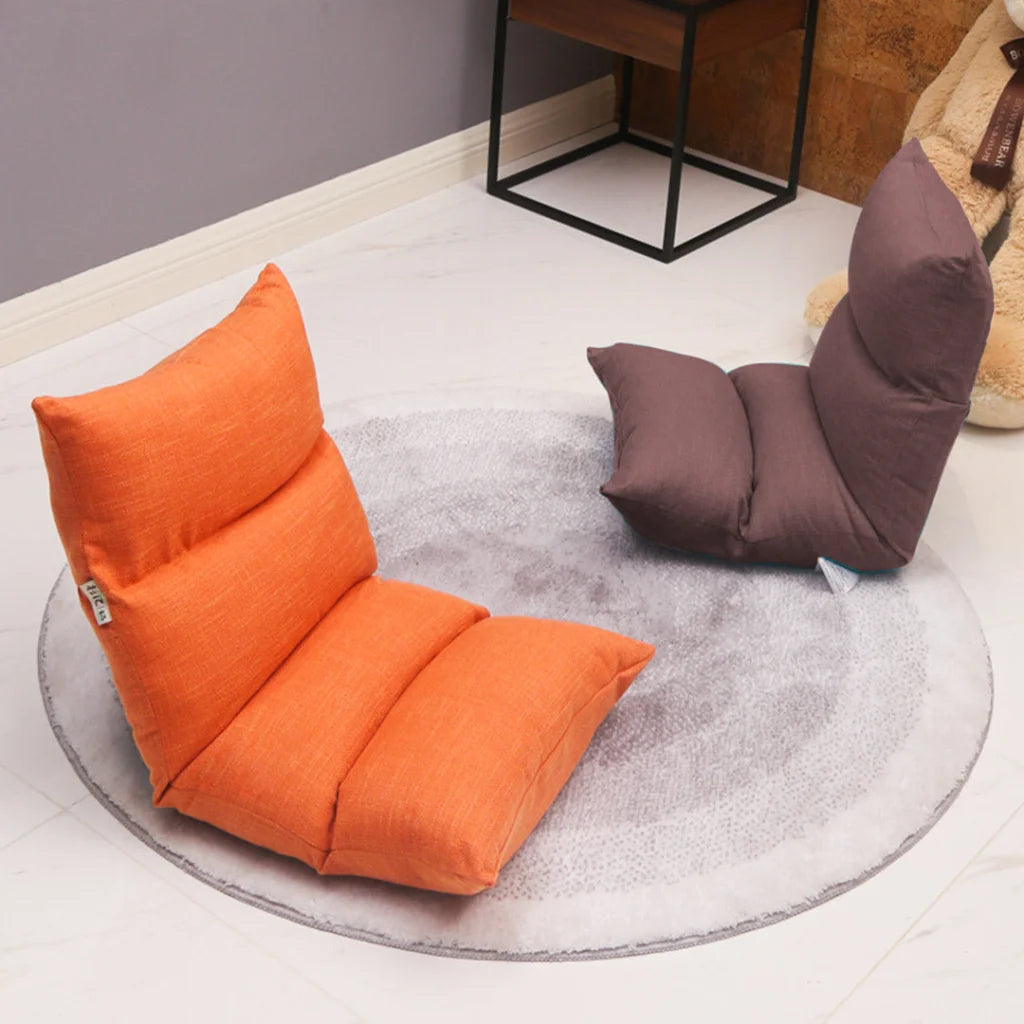 Floor Recliner Sofa Bed 2X Adjustable Lazy Lounge Folding Game Chair Coffee