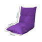 Floor Recliner Sofa Bed 2X Adjustable Lazy Lounge Folding Game Chair Purple