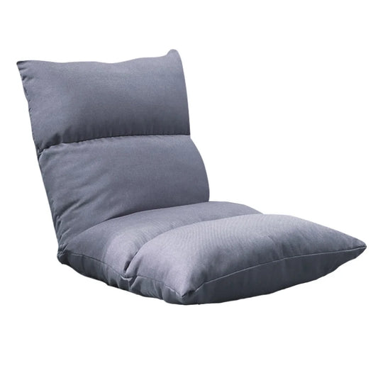 Floor Recliner Sofa Bed Adjustable Lazy Lounge Folding Game Chair Grey