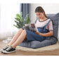 Floor Recliner Sofa Bed Adjustable Lazy Lounge Folding Game Chair Grey