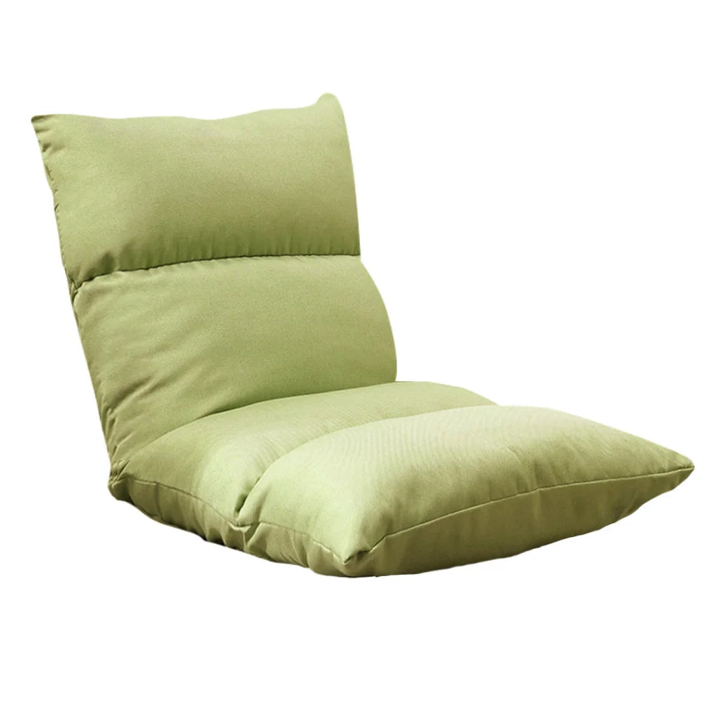Floor Recliner Sofa Bed Adjustable Lazy Lounge Folding Game Chair Yellow Green