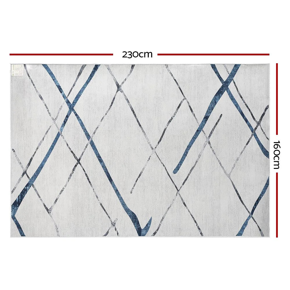 Floor Rug 160x230 Washable Mat Carpet Short Pile - Jaca