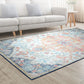 Floor rug with carpet living room pattern and woven pile