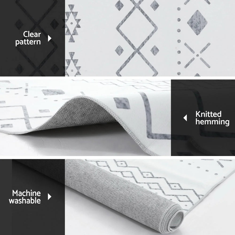 Floor Rugs 120x160cm Washable Large Area Mat Carpet Soft