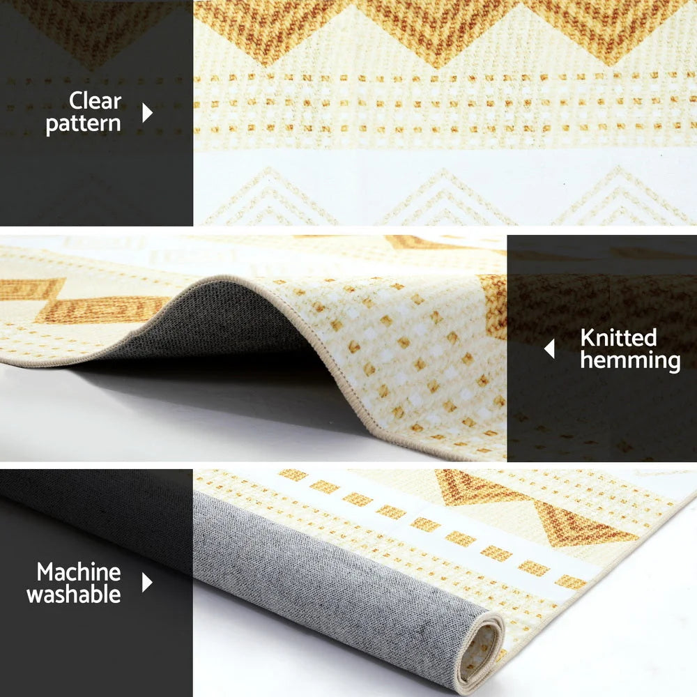 Floor Rugs 160x230cm Washable Large Area Mat Carpet Soft