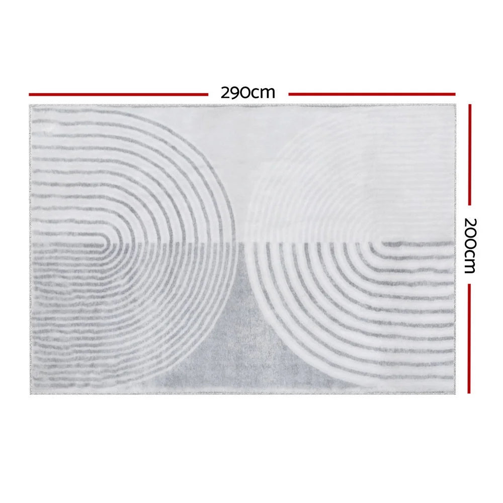 Floor Rugs 200x290cm Washable Large Area Mat Carpet Faux