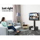 Floor TV Stand Bracket Mount Swivel Height Adjustable