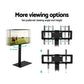 Floor TV Stand Bracket Mount Swivel Height Adjustable