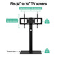 Floor TV Stand Bracket Mount Swivel Height Adjustable