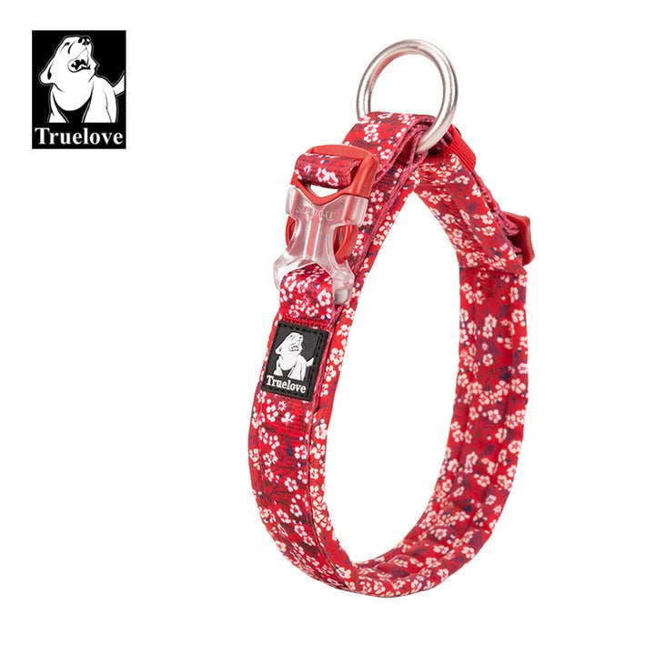 Floral Collar - Poppy Red (XS)