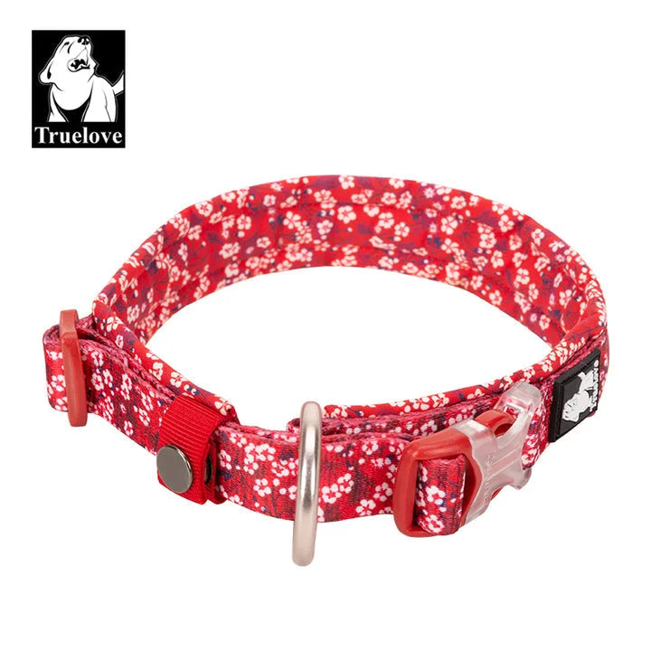 Floral Collar - Poppy Red (XS)