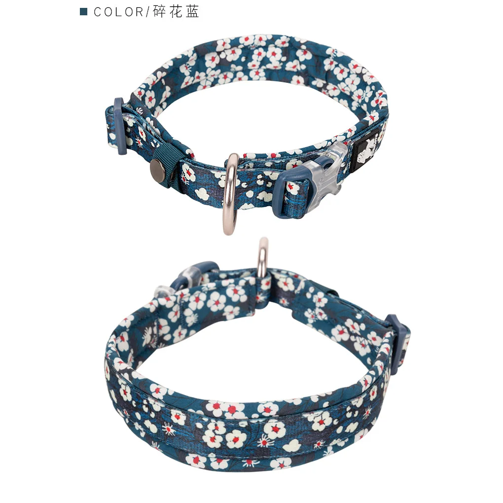 Floral Collar - Saxony Blue (3XL)