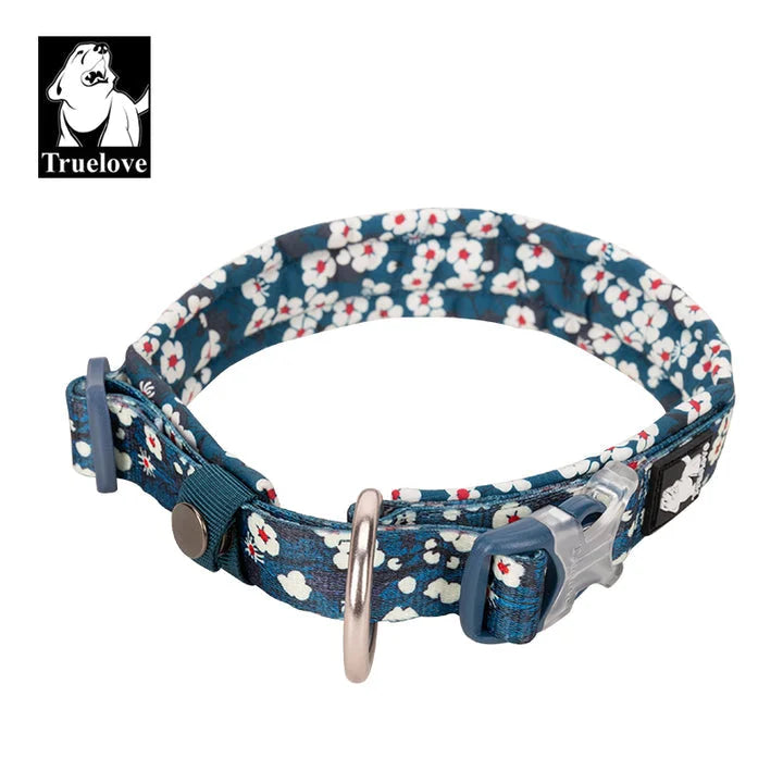 Floral Collar - Saxony Blue (XL)