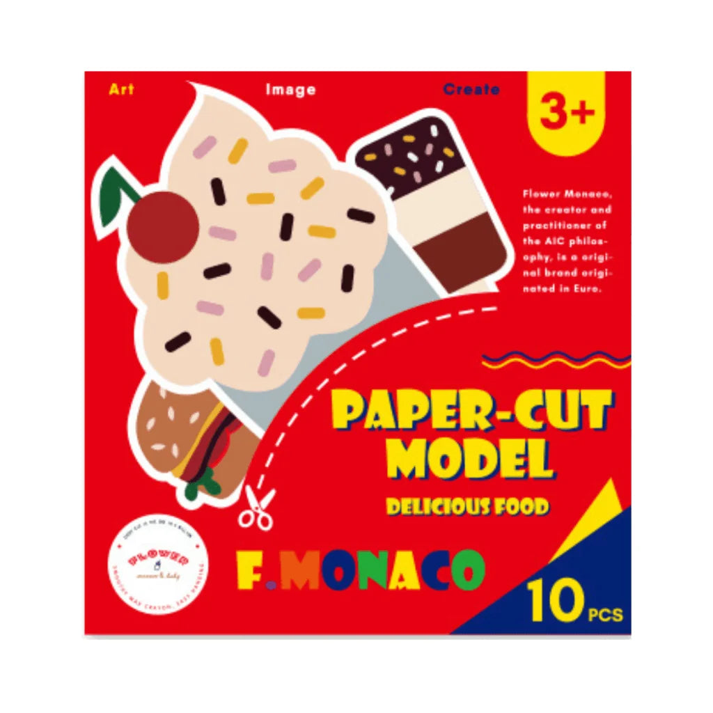 Flower Monaco Paper Cut Model-1973194207501881344