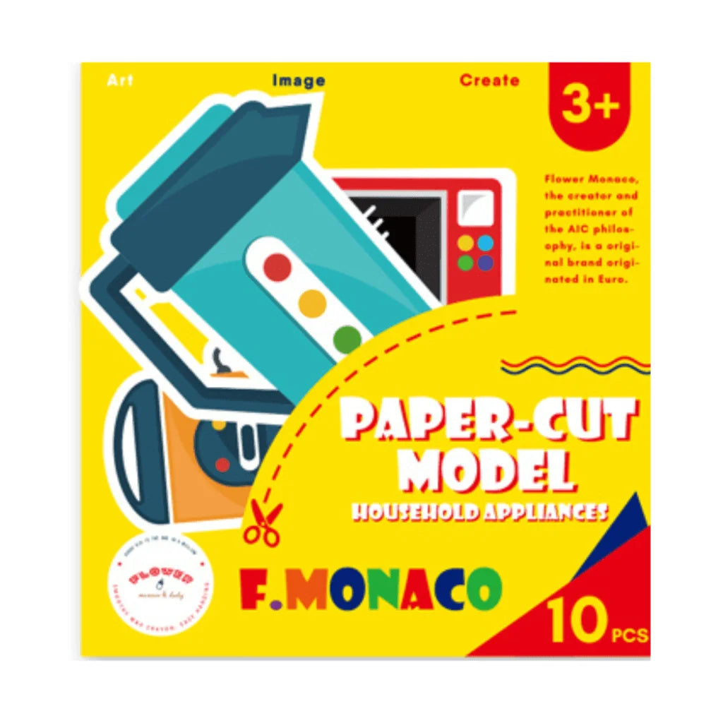 Flower Monaco Paper Cut Model-1973194207116005376