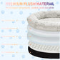 Fluffy Donut-Shaped Pet Bed- Soft Cozy and Anti-Anxiety