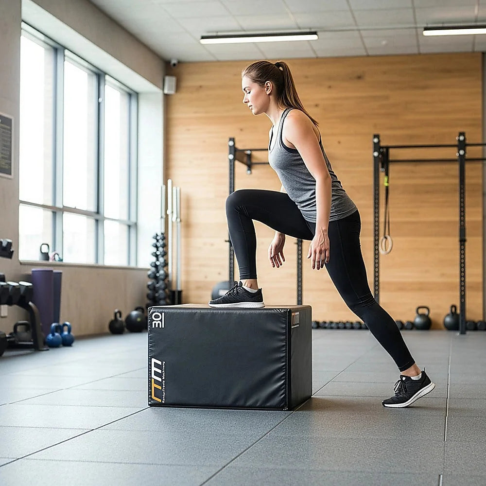Foam Plyo Jump Box 3-in-1 - Plyometric Games Training