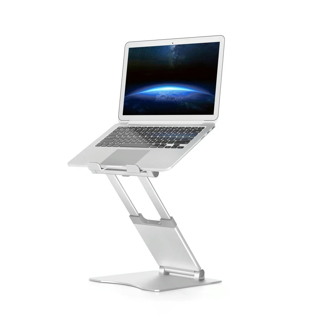 Foldable Aluminum Laptop Stand - Adjustable Height-1964932260847292421
