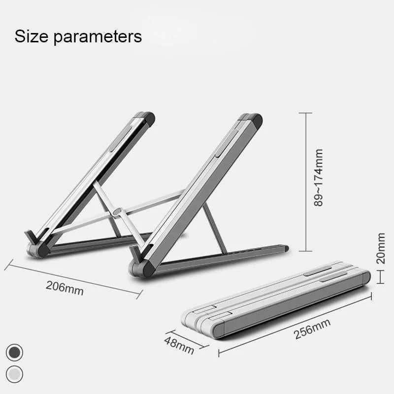 Foldable Aluminum Laptop Stand - Universal - Electronics >