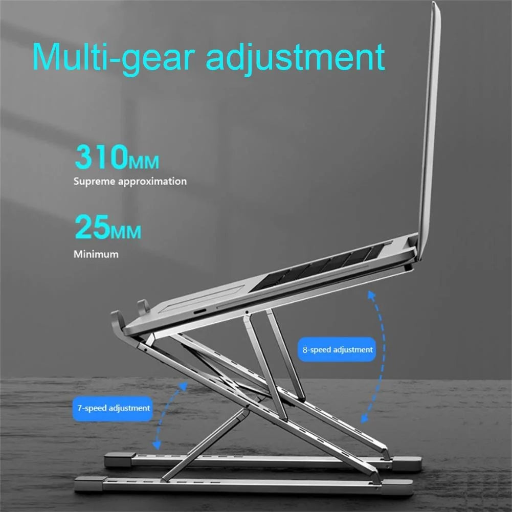 Foldable Aluminum Laptop Stand with Heat Dissipation