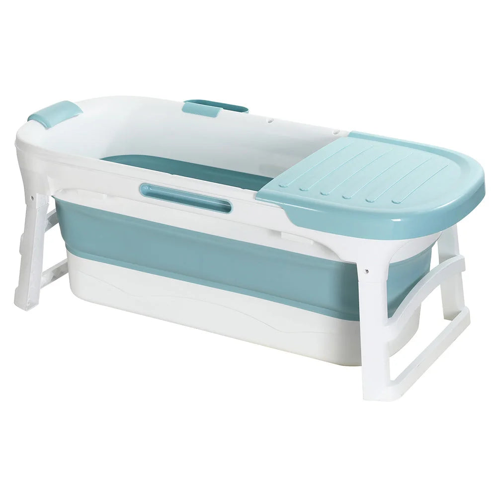 Foldable bathtub folding with water spa cover plate weisshorn