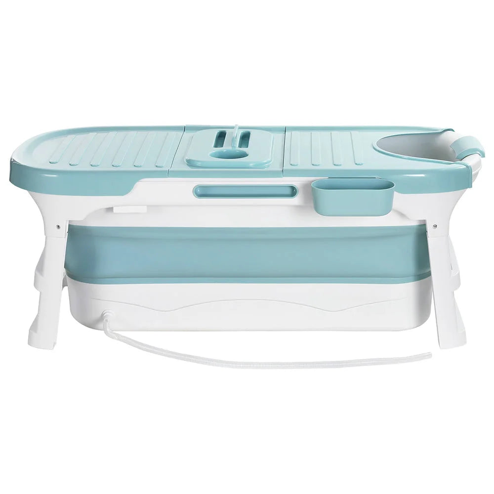 Weisshorn foldable bathtub with folding water spa cover