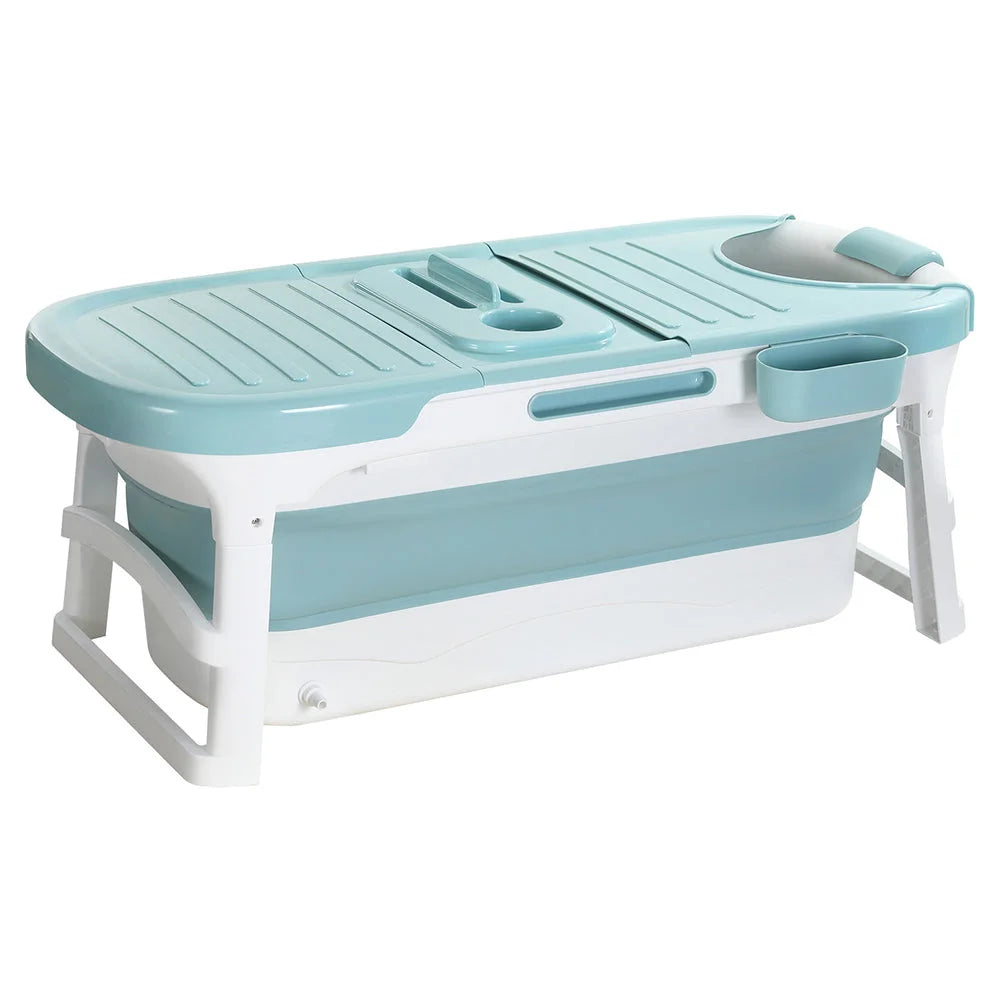 136x62cm foldable bathtub folding with water spa cover plate