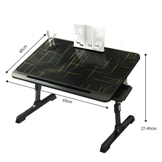 Foldable Bed Desk - Lifts For Easy Use-1964932274684301313