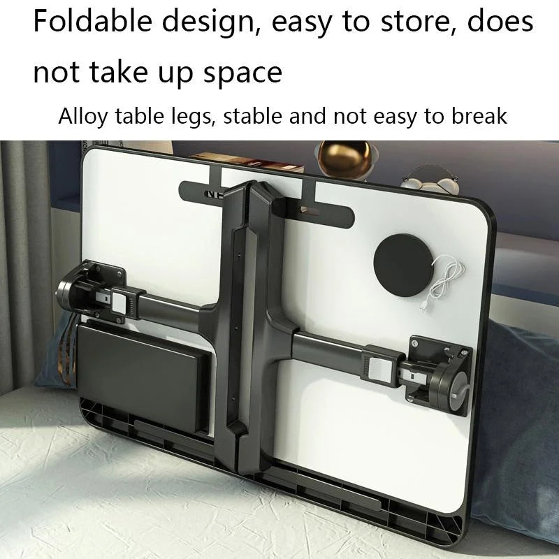 Foldable Bed Desk - Lifts for Easy - Electronics > Computer