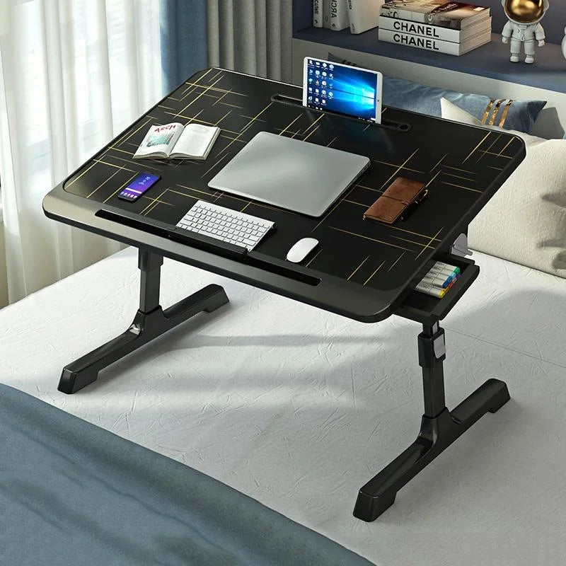 Foldable Bed Desk - Lifts for Easy - Electronics > Computer
